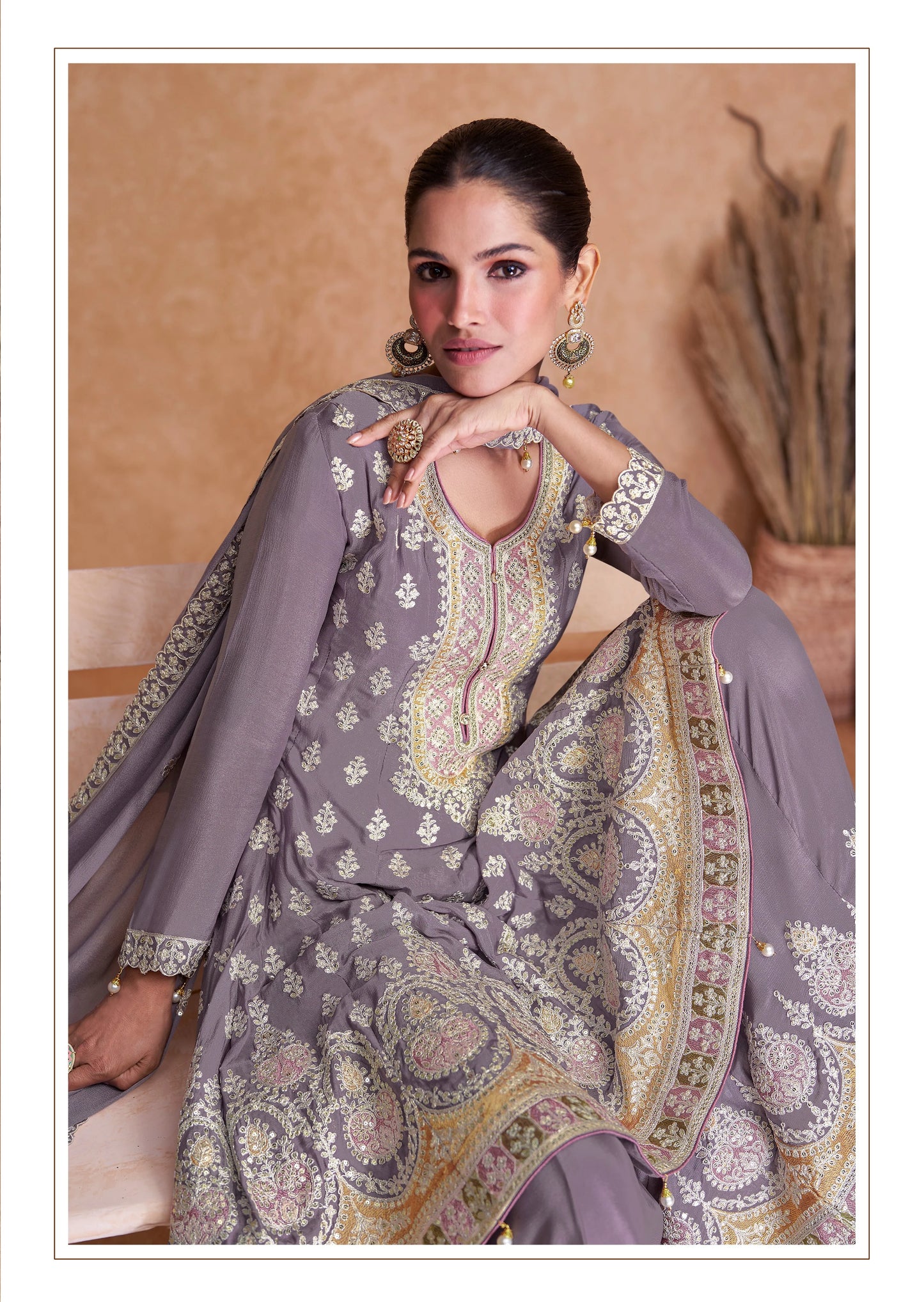 Heavy Sharara Set With Anarkali Heavy Kurta