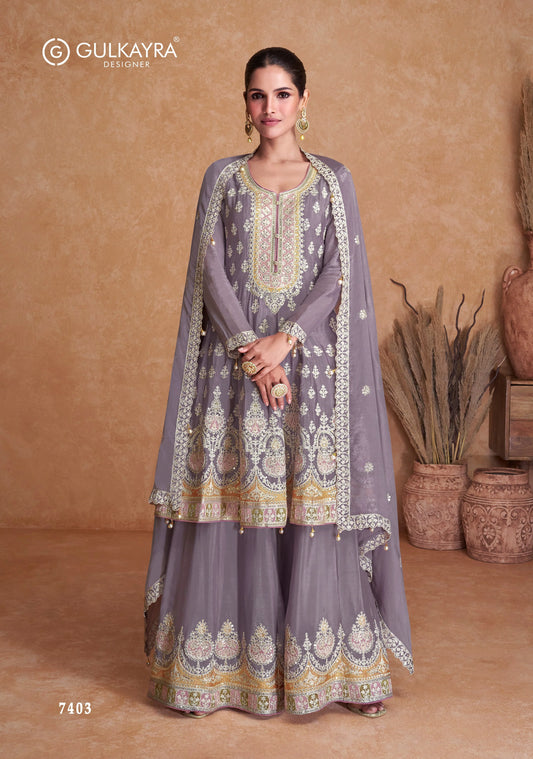 Heavy Sharara Set With Anarkali Heavy Kurta