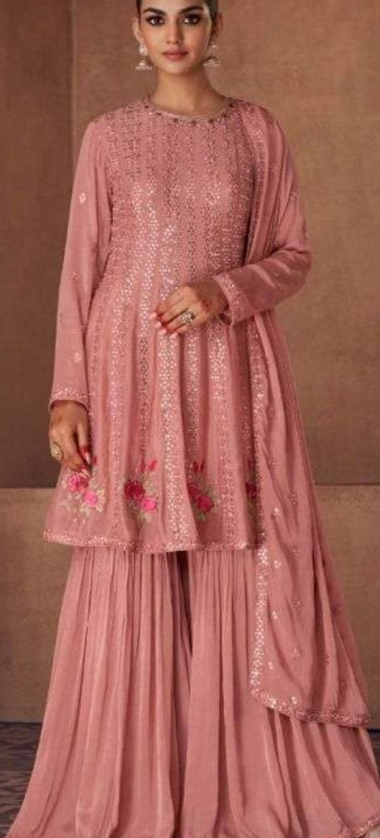 Onion Kalidar Heavy Sharara Suit Set