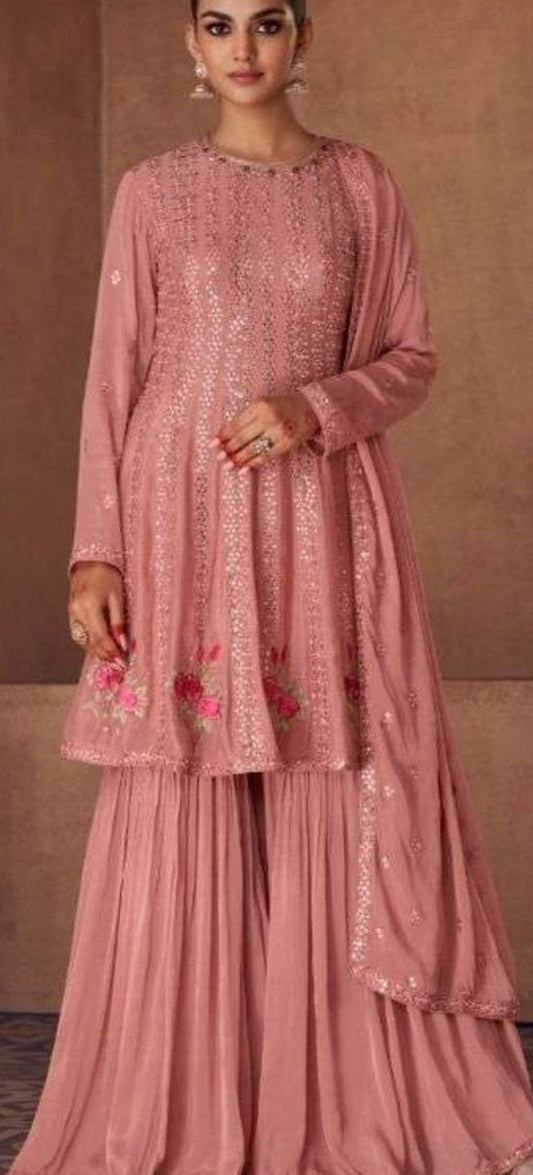 Onion Kalidar Heavy Sharara Suit Set