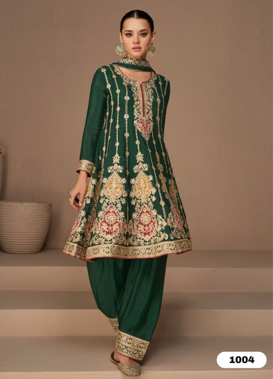 Heavy Kalidar Anarkali Salwar Suit Set